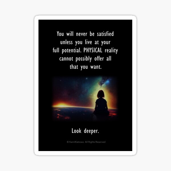 #CARD-RB13 Look Deeper - Postcard